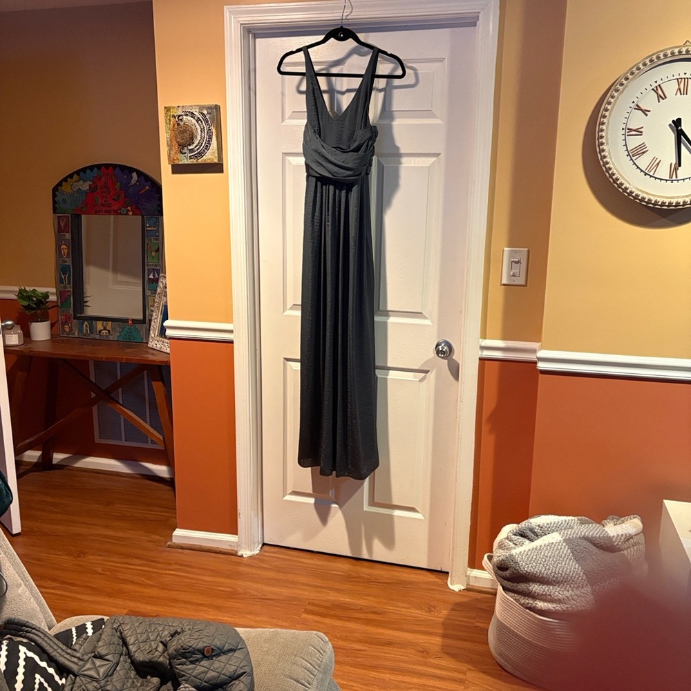 Elegant Gray Wedding Dress